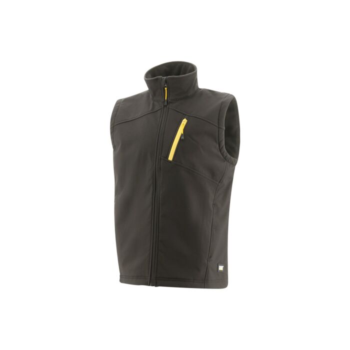 Caterpillar Softshellgilet Essentials, schwarz, M von Caterpillar