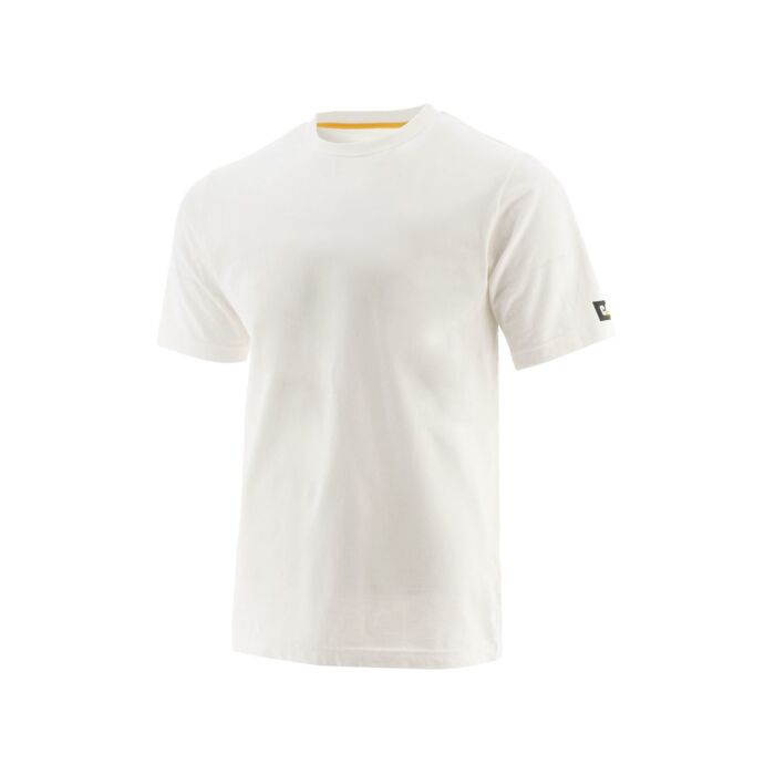 Caterpillar T-Shirt Essentials, weiss von Caterpillar