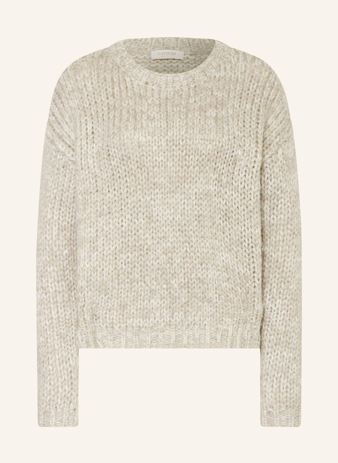 Catnoir Pullover Mit Glitzergarn beige Catnoir Pullover Mit Glitzergarn beige von CATNOIR