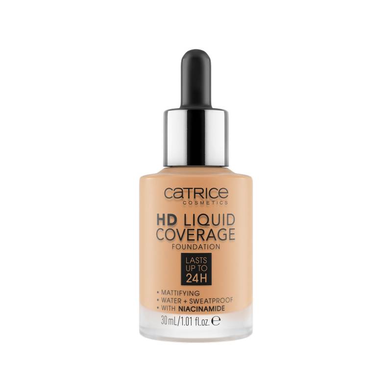 Hd Liquid Coverage Foundation Damen  Medium Beige 30ml von CATRICE