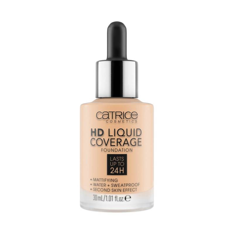 Hd Liquid Coverage Mattes Make Up Damen  Ivory Beige 30ml von CATRICE