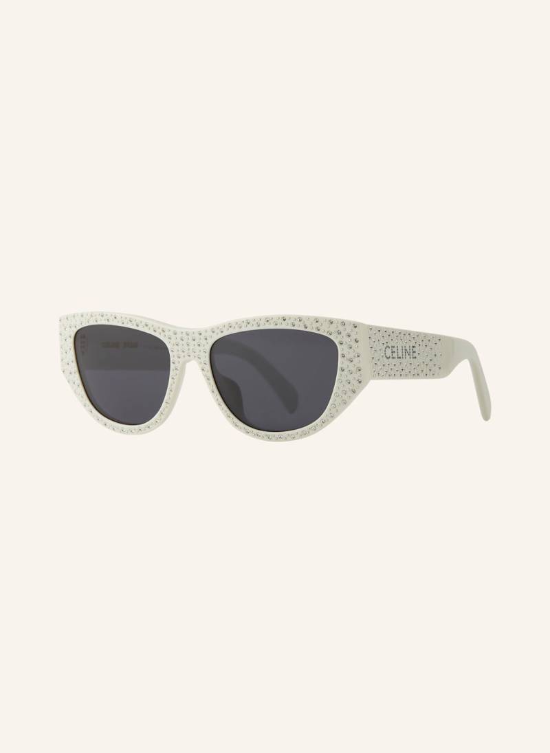 Celine Sonnenbrille cl000458 Mit Schmucksteinen weiss von CELINE