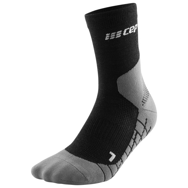 CEP - Cep Light Merino Socks Hiking Mid Cut V3 - Wandersocken Gr III schwarz/grau von CEP