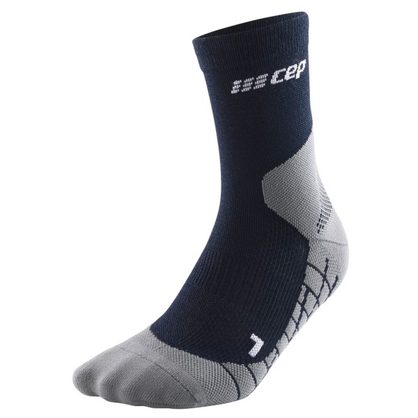 CEP - Cold Weather Compression Socks Mid Cut V2 - Kompressionssocken Gr III blau/grau von CEP