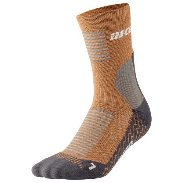 CEP - Cold Weather Compression Socks Mid Cut V2 - Kompressionssocken Gr III braun von CEP