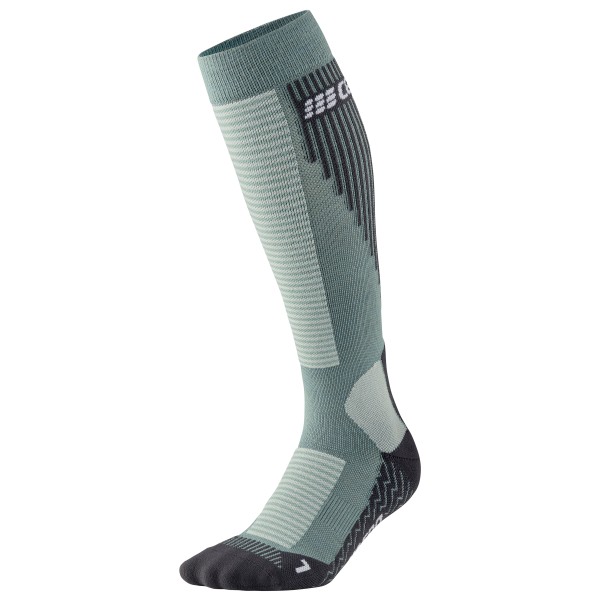 CEP - Cold Weather Compression Socks Tall V2 - Kompressionssocken Gr III grau von CEP