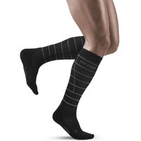 CEP Herren Kompressionsstutzen Reflective Socks schwarz | V=45-48 von CEP