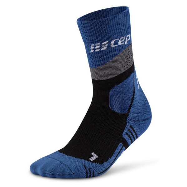 CEP - Max Cushion Socks Hiking Mid Cut - Wandersocken Gr III blau von CEP