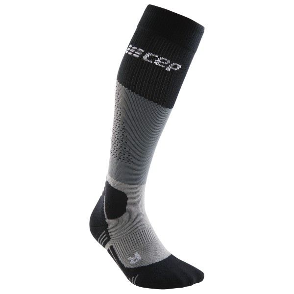 CEP - Max Cushion Socks Hiking Tall - Wandersocken Gr III grau/schwarz von CEP