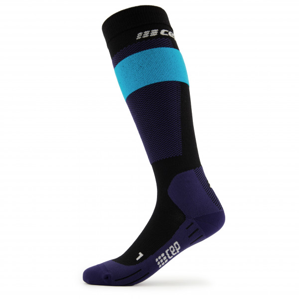 CEP - Merino Skiing Socks Tall - Skisocken Gr III;IV;V blau;bunt;grau/schwarz;rot von CEP