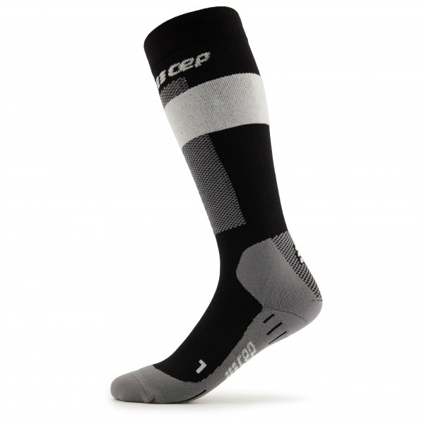 CEP - Merino Skiing Socks Tall - Skisocken Gr III grau/schwarz von CEP