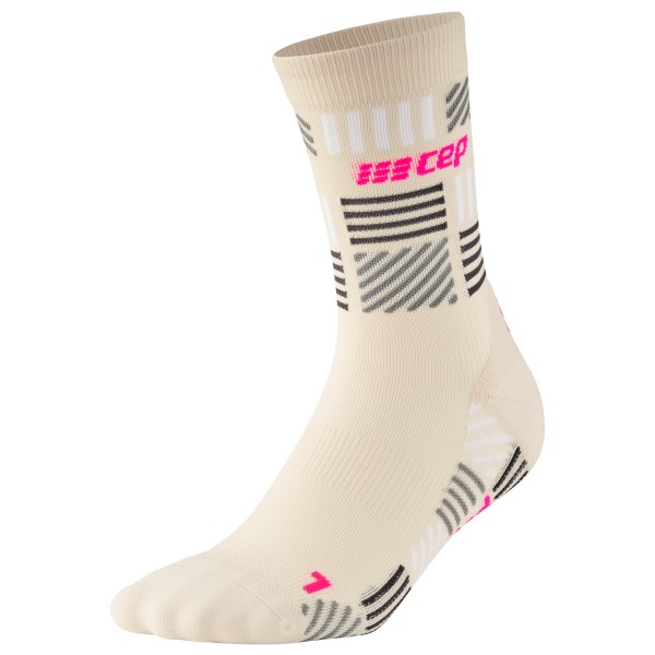 CEP - The Run Limited 2024.2 Socks Mid Cut - Kompressionssocken Gr III beige von CEP