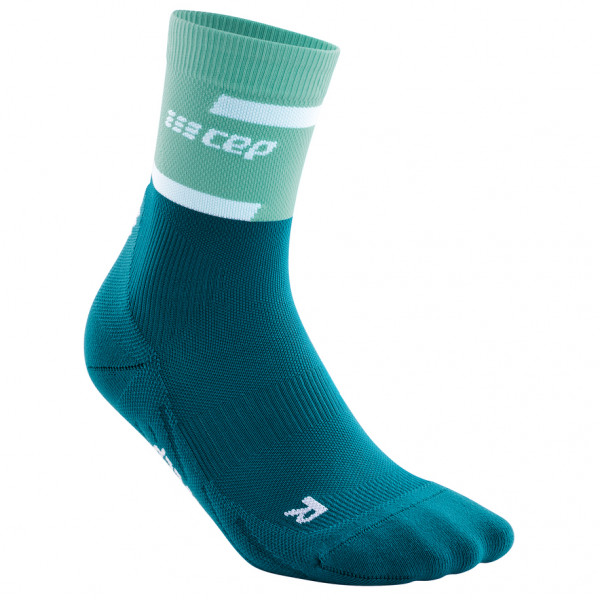 CEP - The Run Socks Mid Cut - Laufsocken Gr IV blau/türkis von CEP