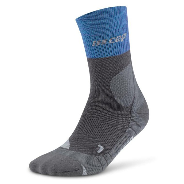 CEP - The Run Socks Mid Cut - Laufsocken Gr IV grau von CEP