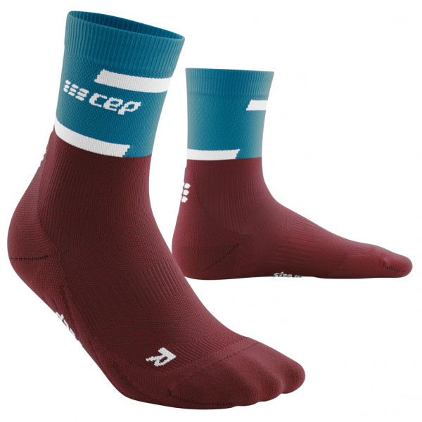 CEP - The Run Socks Mid Cut - Laufsocken Gr IV rot von CEP