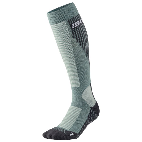 CEP - Touring Compression Socks Skiing Tall V2 - Skisocken Gr III;IV;V braun;grau;schwarz/grau von CEP