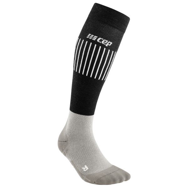 CEP - Ultralight Comp. Socks Skiing Tall V2 - Skisocken Gr III grau/schwarz