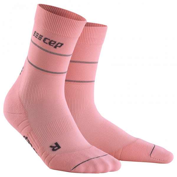 CEP - Women's Reflective Mid Cut Socks - Laufsocken Gr II;III;IV grün;schwarz von CEP