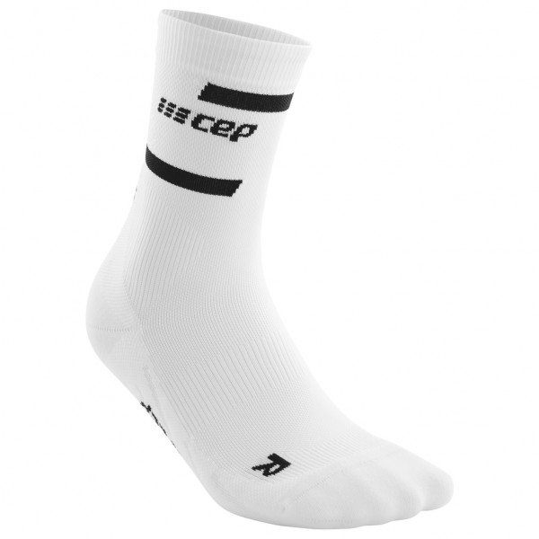 CEP - Women's The Run Socks Mid Cut - Laufsocken Gr III grau/weiß von CEP