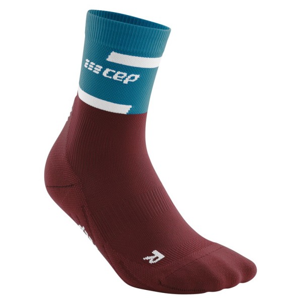 CEP - Women's The Run Socks Mid Cut V4 - Laufsocken Gr II;III;IV rot;schwarz von CEP