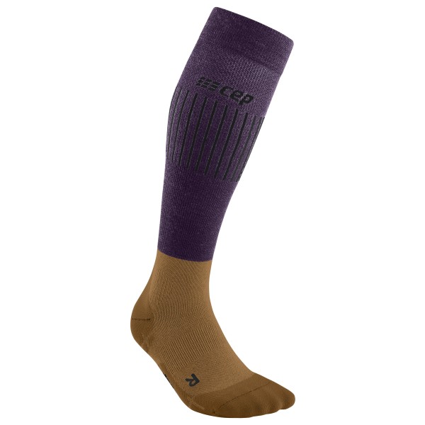 CEP - Women's Ultralight Comp. Socks Skiing Tall V2 - Skisocken Gr II braun von CEP