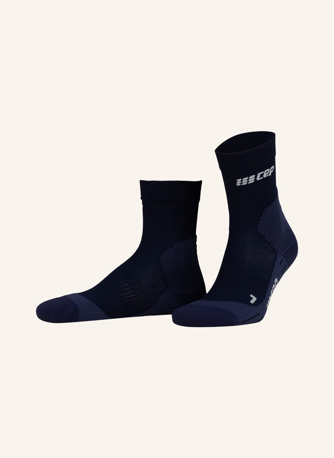 Cep Laufsocken Cold Weather Compression Mid Cut blau von CEP