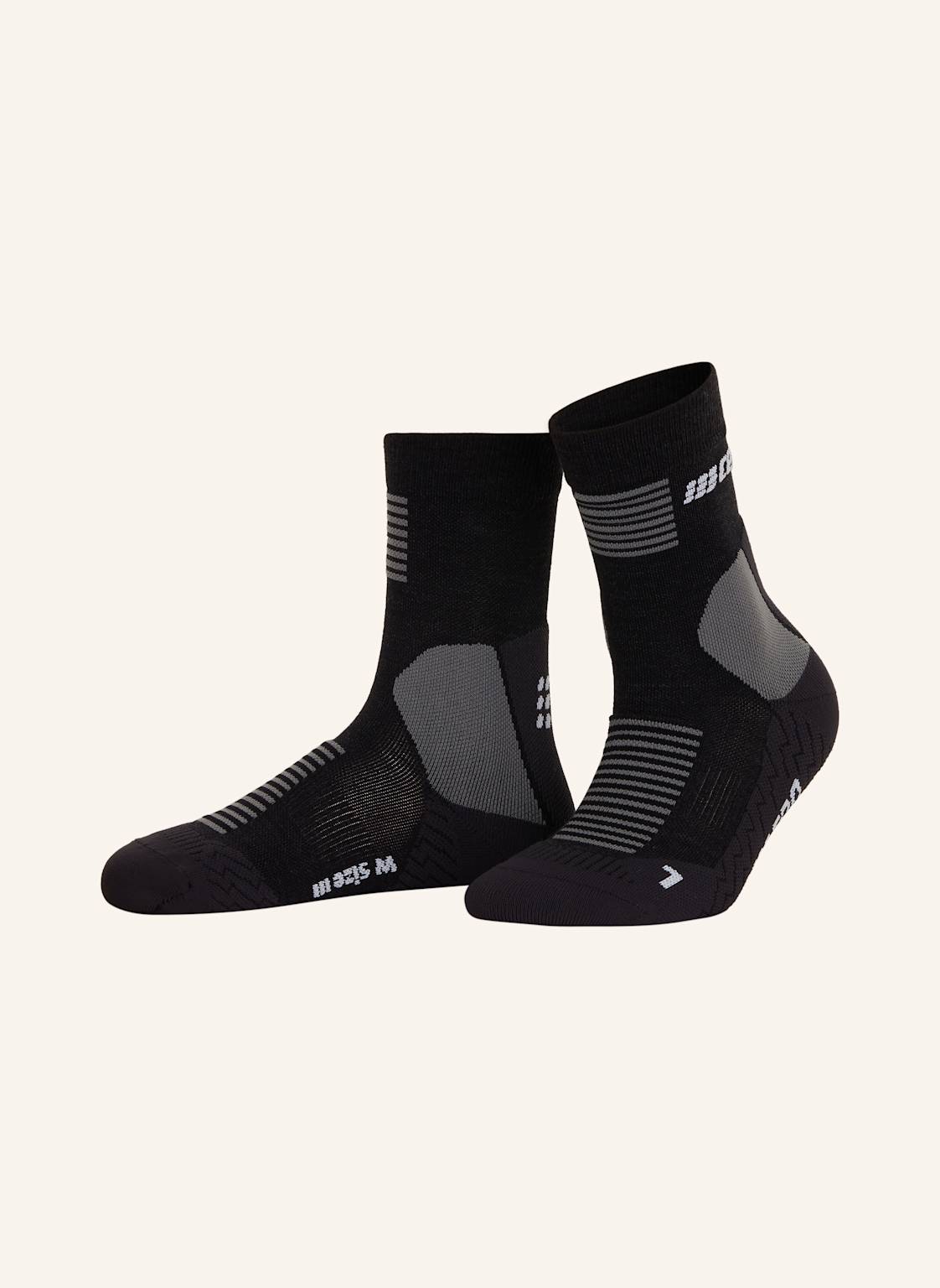 Cep Laufsocken Cold Weather Compression Mid Cut schwarz von CEP