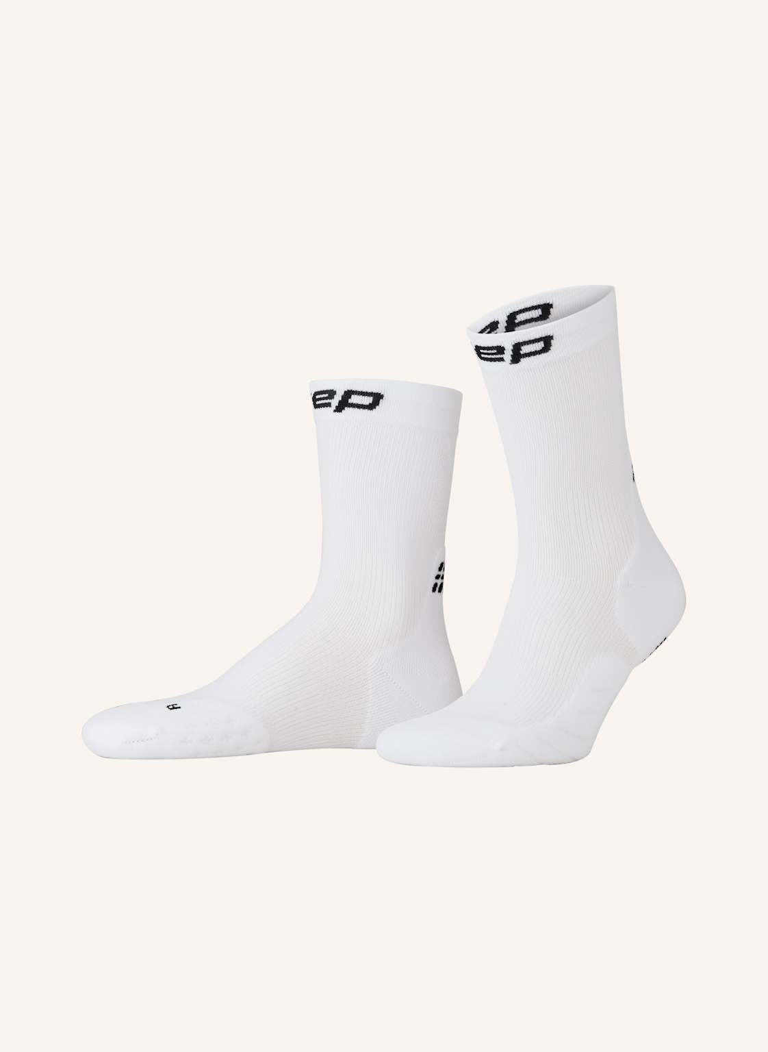 Cep Cep Cep Run Socks, Mid Cut, 5.0, Men weiss von CEP