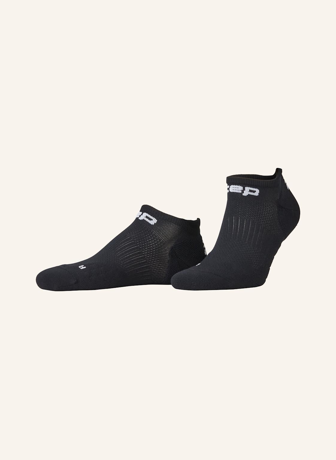 Cep Laufsocken Core Run Compression Socks No Show schwarz von CEP