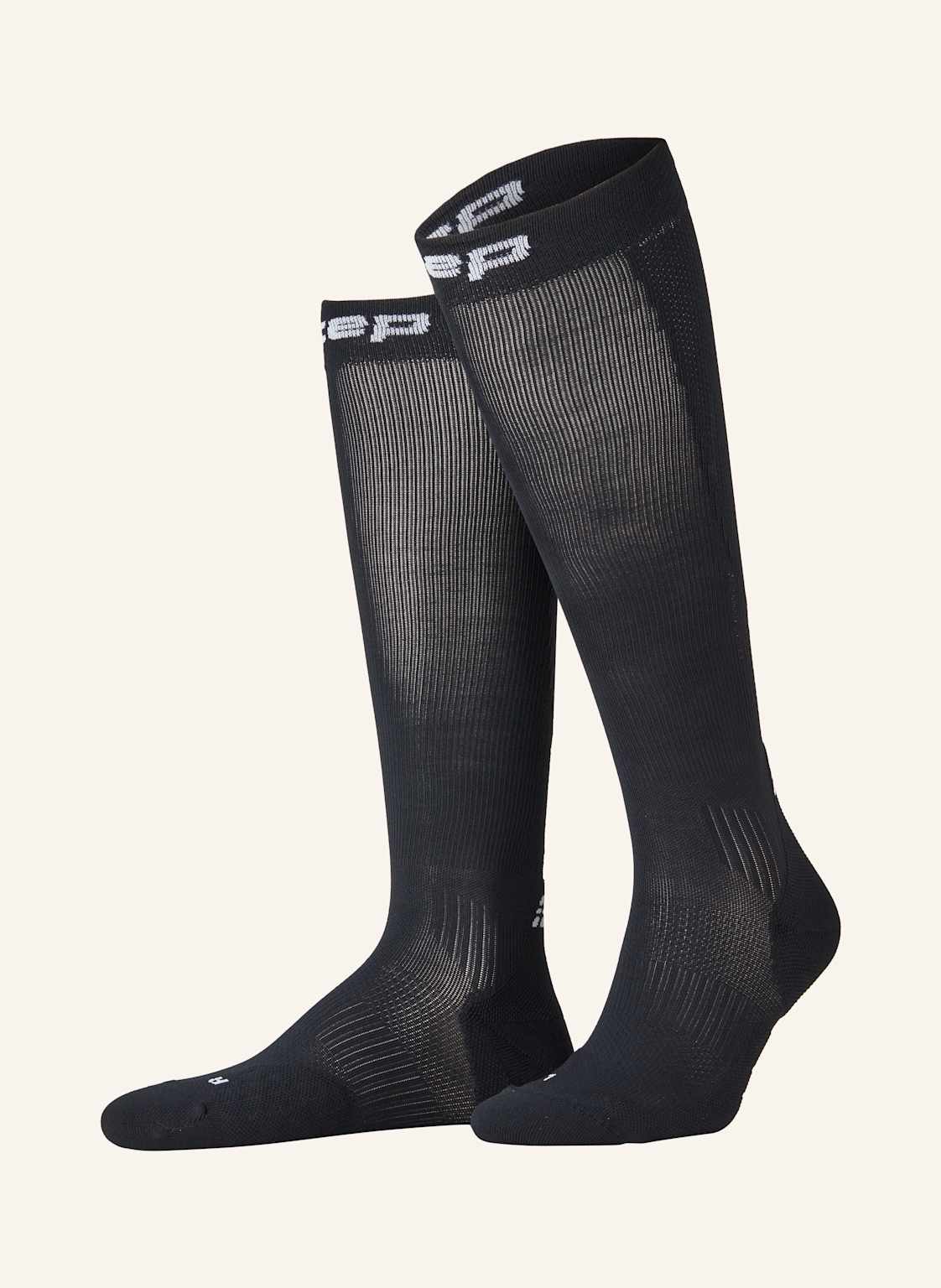 Cep Laufsocken Core Run Compression Socks Tall schwarz von CEP