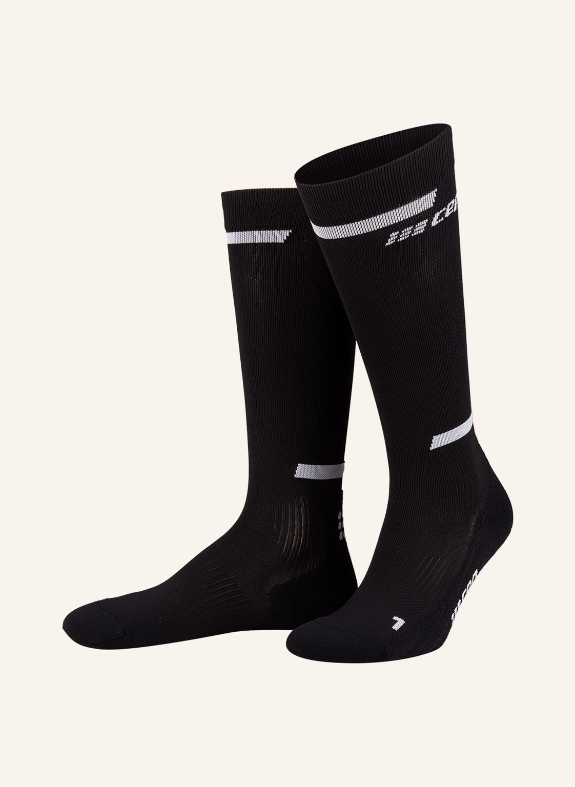 Cep Laufsocken The Run Compression 4.0 - Tall schwarz von CEP