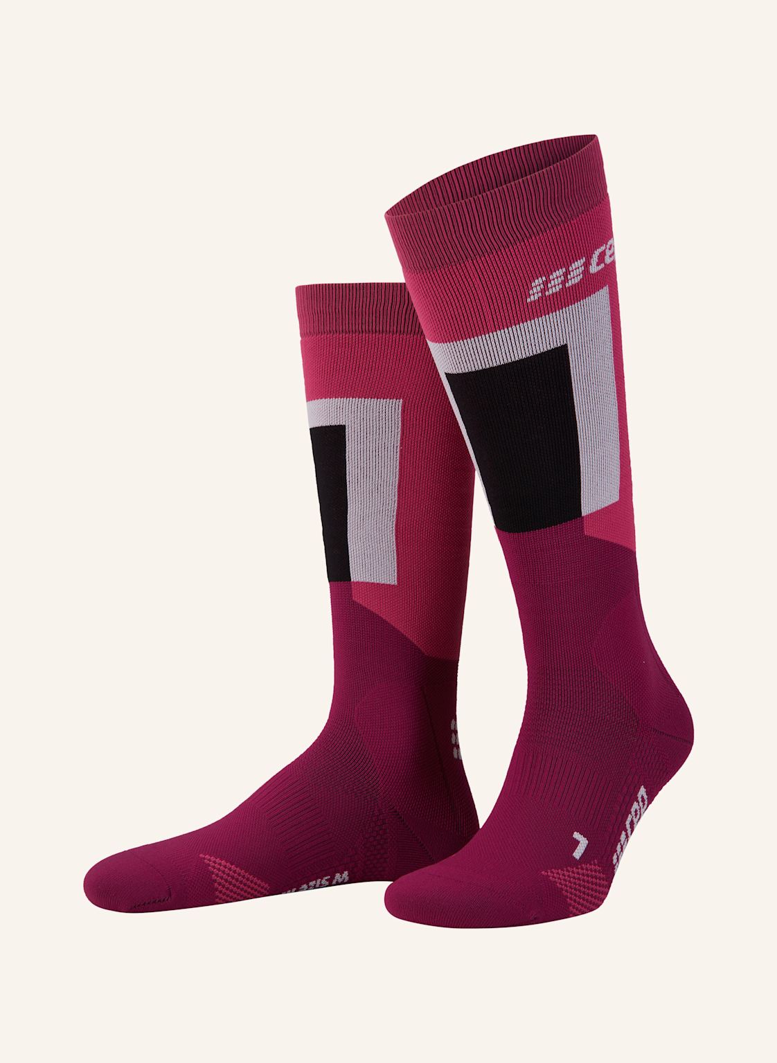 Cep Skisocken Thermo Compression pink von CEP