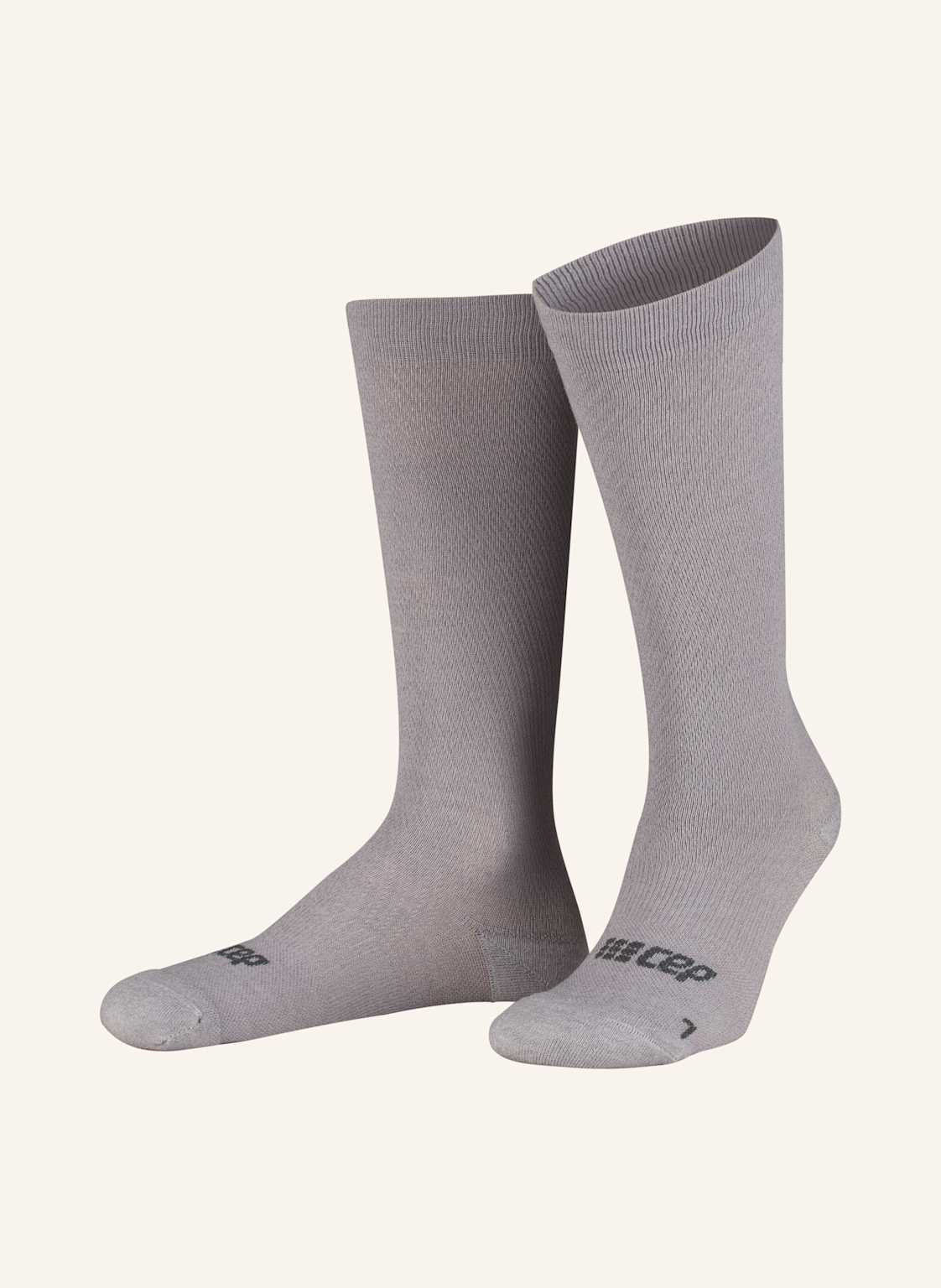 Cep Socken Flight Compression Mit Merinowolle grau von CEP