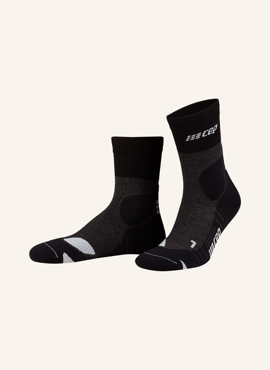 Cep Hiking-Wandersocken - Compression Socks Mit Merinowolle grau Cep Hiking-Wandersocken - Compression Socks Mit Merinowolle grau von CEP