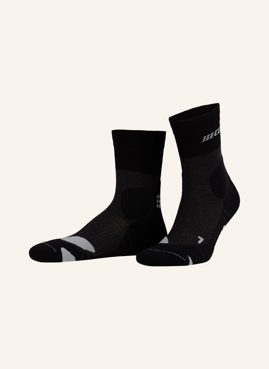 Cep Trekking-Socken Merino Compression Socks Hiking grau von CEP