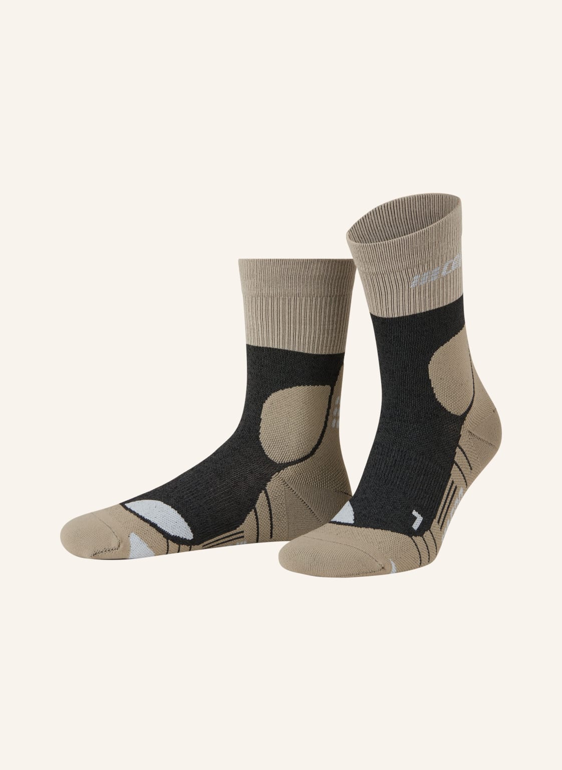 Cep Trekking-Socken Merino Compression Socks Hiking beige von CEP