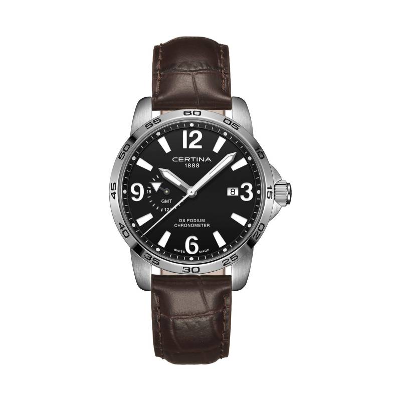 Analoguhr Herren Braun 41mm von CERTINA