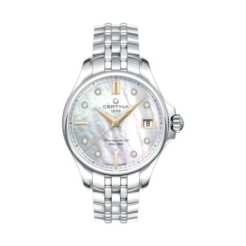 Automatikuhr Damen Silber 34mm von CERTINA