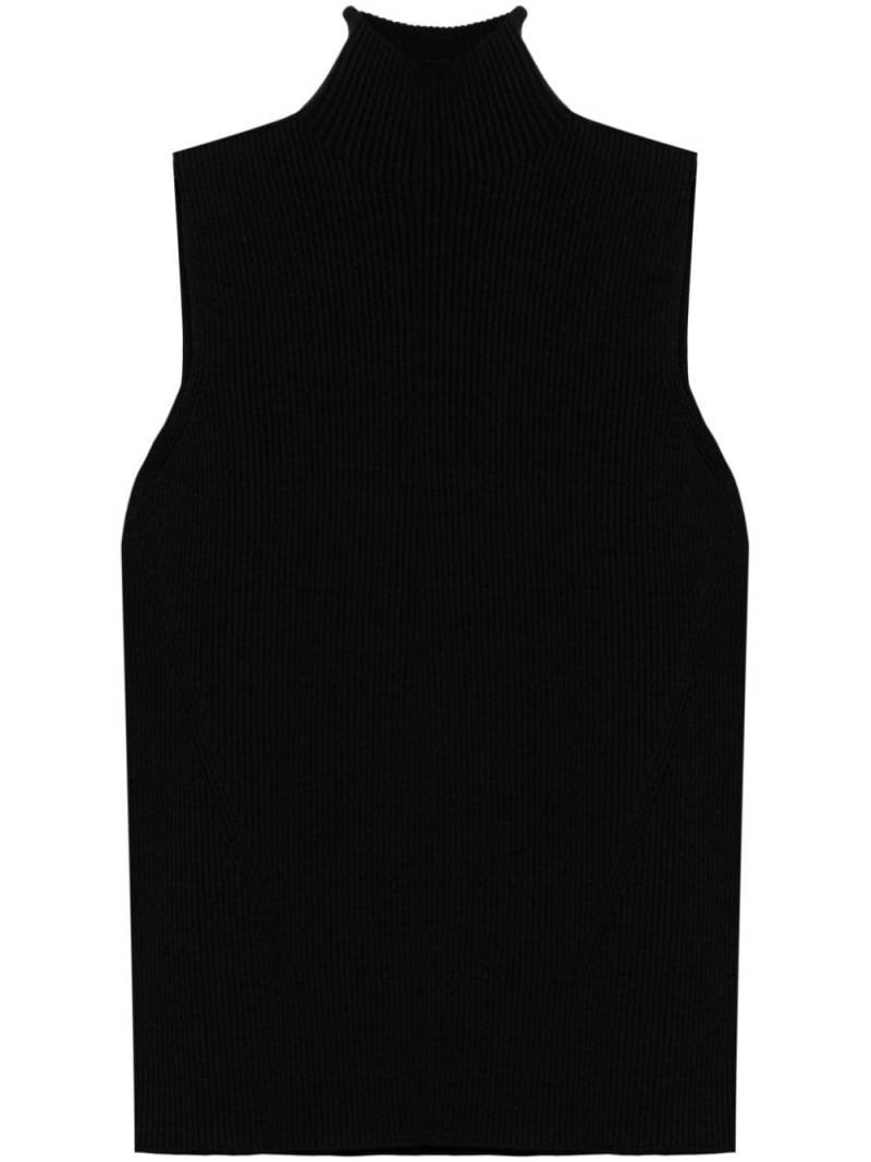 CFCL Portrait vest - Black von CFCL