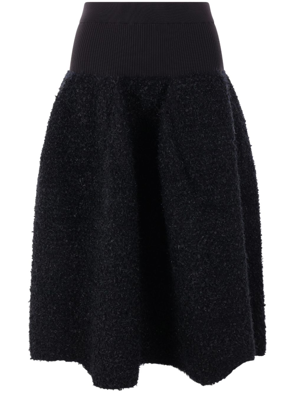 CFCL Pottery Reef Luxe midi skirt - Black von CFCL