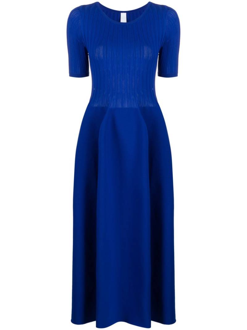 CFCL Pottery ribbed-knit midi dress - Blue von CFCL