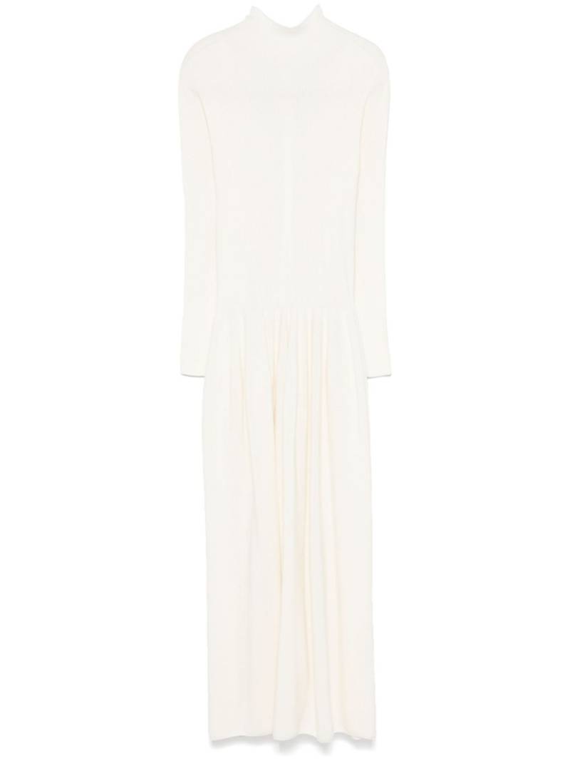 CFCL long-sleeve silk midi dress - White von CFCL