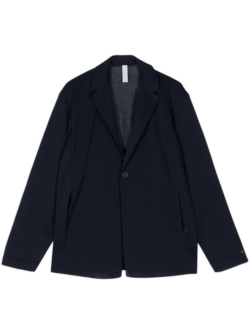 CFCL piqué single-breasted jacket - Blue von CFCL