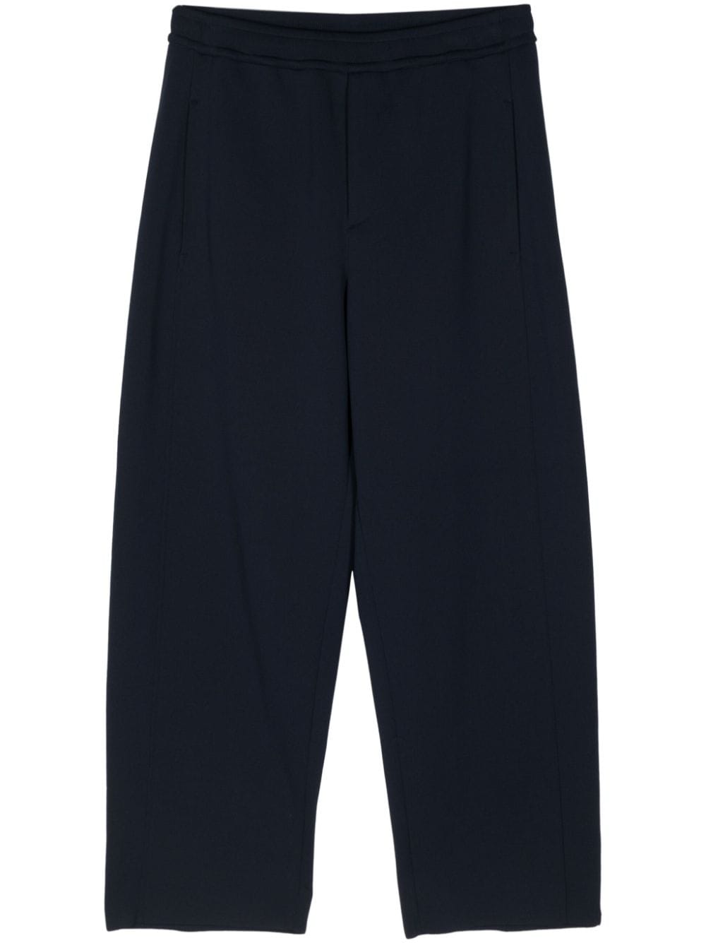 CFCL piqué straight trousers - Blue von CFCL