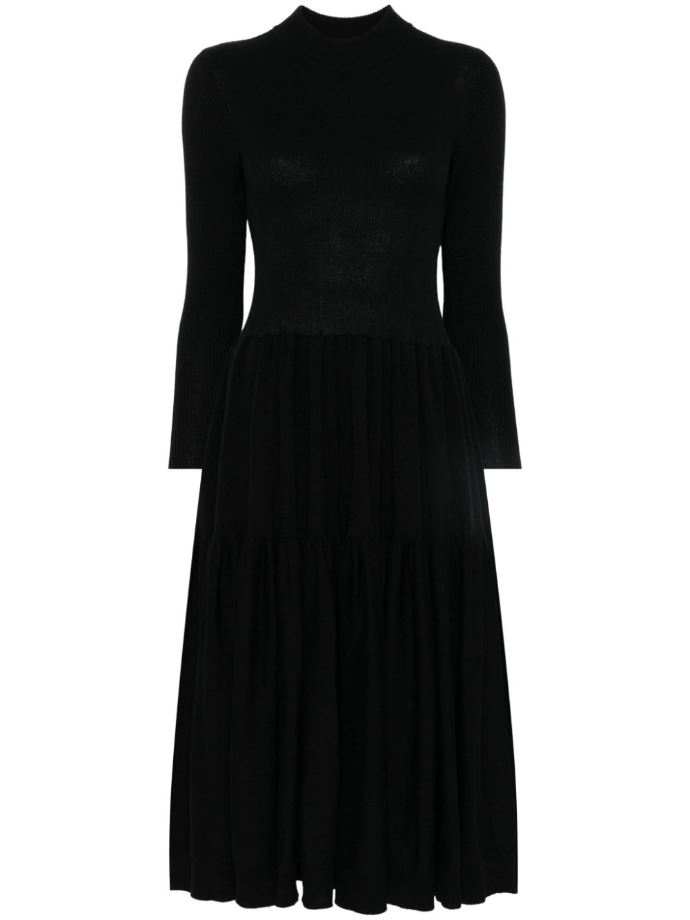 CFCL pleated maxi dress - Black von CFCL