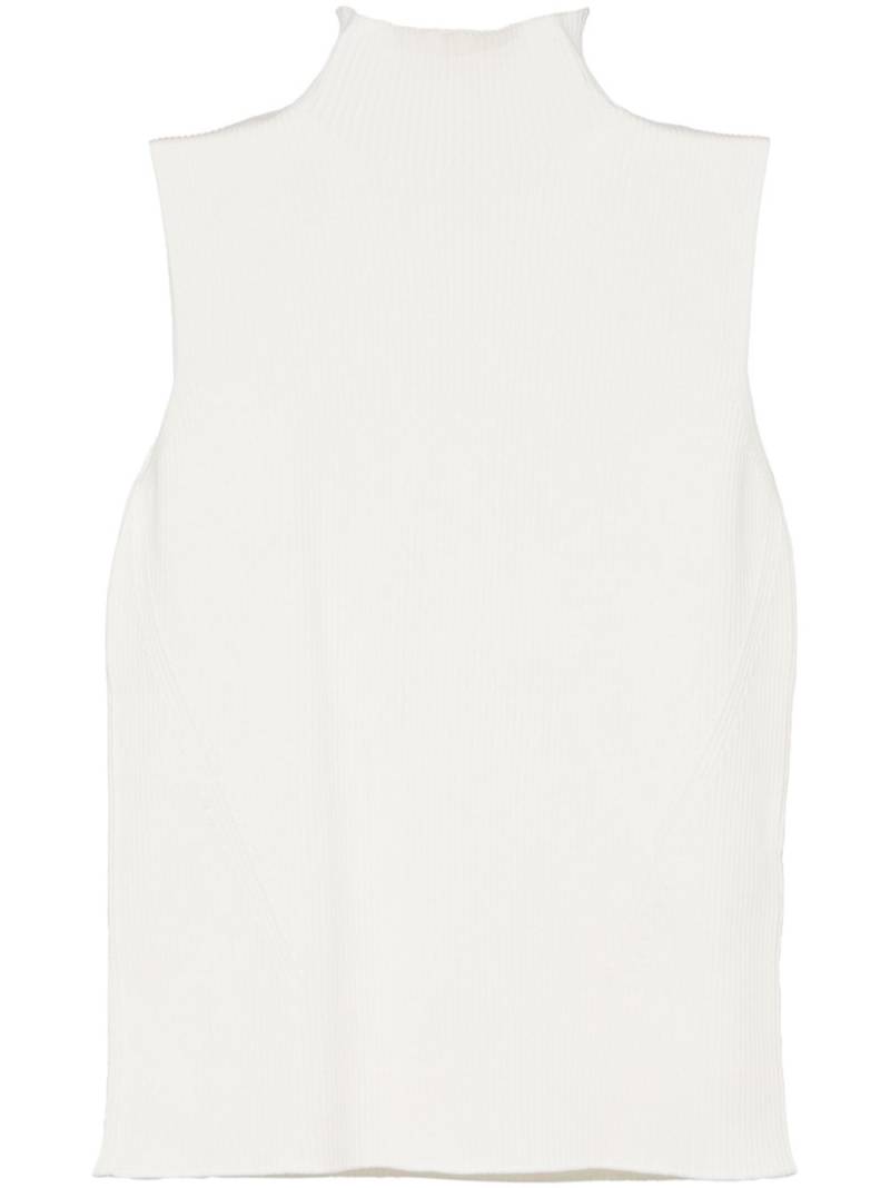 CFCL Portrait sleeveless top - White von CFCL