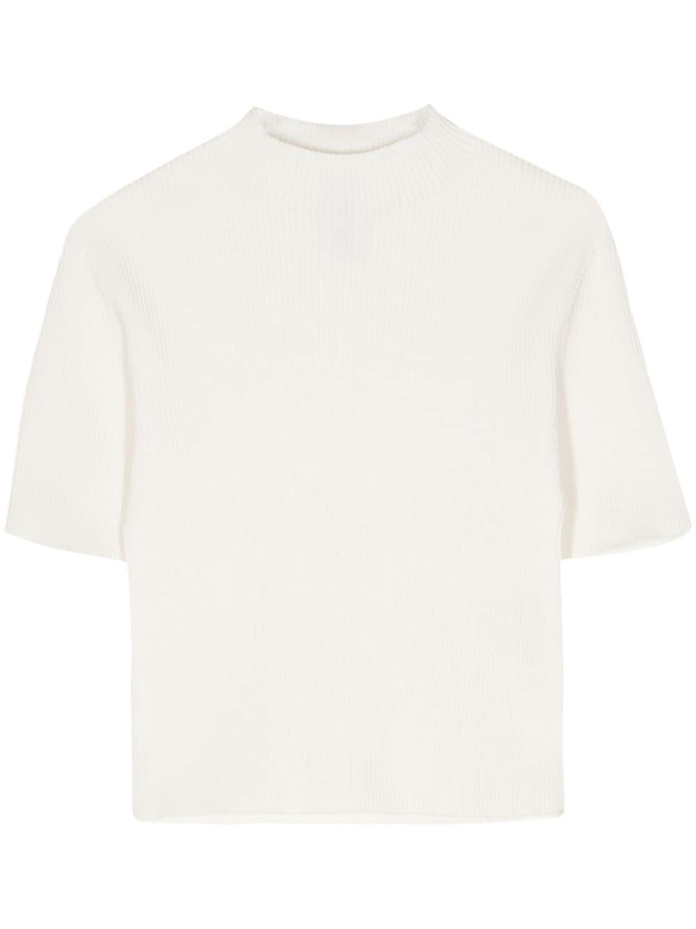 CFCL ribbed-knit mock-neck top - White von CFCL