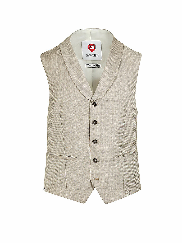CG - CLUB OF GENTS Anzugweste Slim Fit PHILIPP beige | 54 CG - CLUB OF GENTS Anzugweste Slim Fit PHILIPP beige | 54 von CG - CLUB OF GENTS