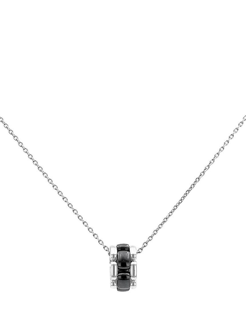 CHANEL Pre-Owned 18kt white gold Chanel Ultra ceramic necklace - Silver von CHANEL Pre-Owned