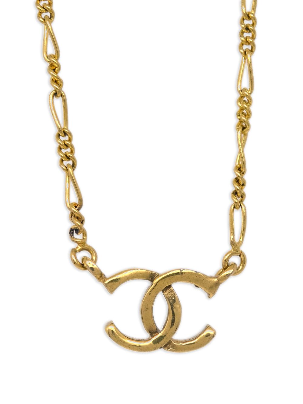 CHANEL Pre-Owned 1982 CC pendant necklace - Gold von CHANEL Pre-Owned